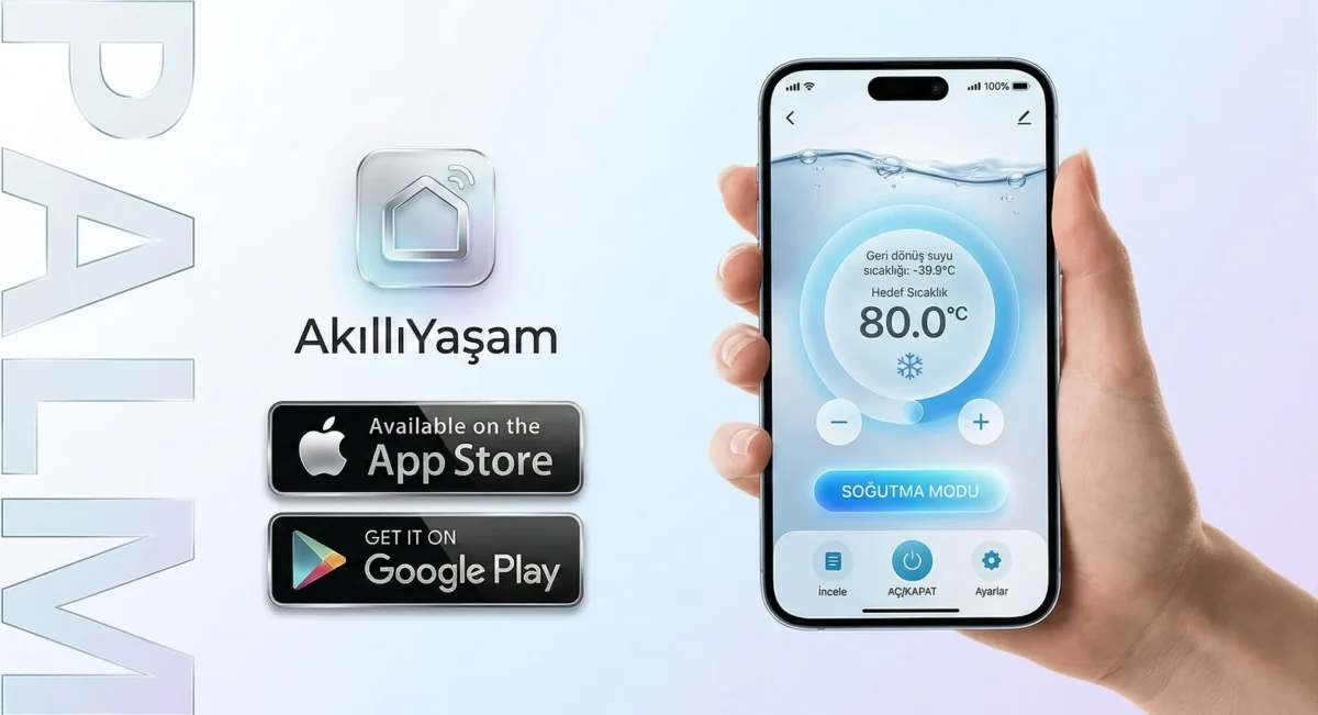 Akıllı WiFi Uygulaması Palm ısı pompası